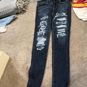 American Eagle high rise jeggings size 4